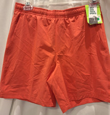 477 DSG Boys Agility Short, Red Sun L 14/16 New Youth Shorts NWT Athletic Fit