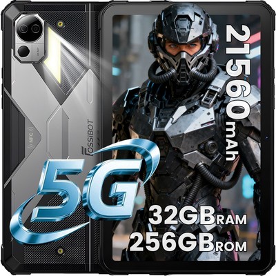 FOSSiBOT DT3 5G Outdoor Tablet 32GB+256GB 21560mAh/66W 10,4Zoll Octa Core Tablet