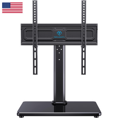 Perlesmith Universal Swivel Tv Stand For 24-60 Inch Tvs Up To 99 Lbs 8 Height