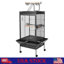 64 Large Bird Pet Cage Play Top Parrot Metal ...
