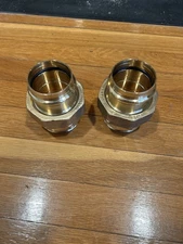 2 Viega 2” Propress X Female Unions 79725 Bronze FPT