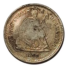 1866-S Seated Liberty Half Dime – Better Date S Mint Silver Coin #1012