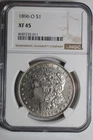 1896 O Morgan Silver Dollar XF45 NGC #011