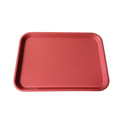 Plasdent 300BF-6 Set-Up Tray Flat SizeB Ritter Plastic 13-3/8''x9-5/8''x7/8'' Coral