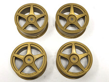 Genuine Vintage Tamiya 110 Gold Altezza Wheels 10445860 Ta04r Never Used