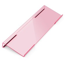 Clear Pink Ergonomic Computer Keyboard Stand Tilted Elevated Holder Riser