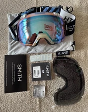 Smith I/OX ChromaPop Stone Rose Flash Snow Ski Goggles With Bonus Lense