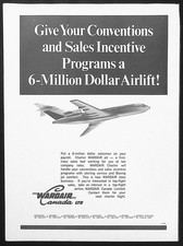 1968 Canadian Wardair ad 6-Million Dollar Airlift