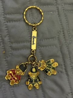 HARRODS London Enamel Keychain bears
