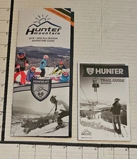2019/20 HUNTER MT SKI AREA TRAIL MAP & 26p BROCHURE.  MINT 