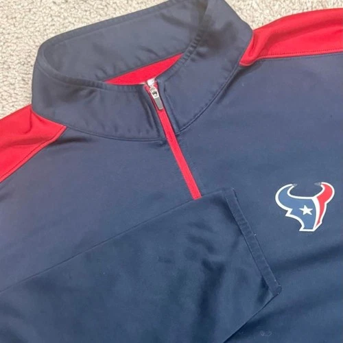 Houston Texans NFL quarter zip Mens 2XL - product listing photo