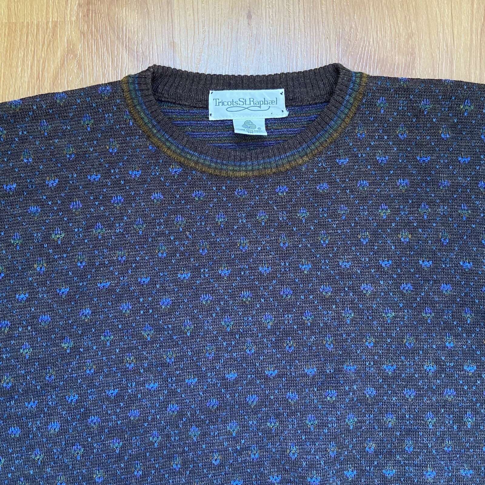 Vintage Tricots St. Raphael Men’s Granola Knit Sweate… Gem