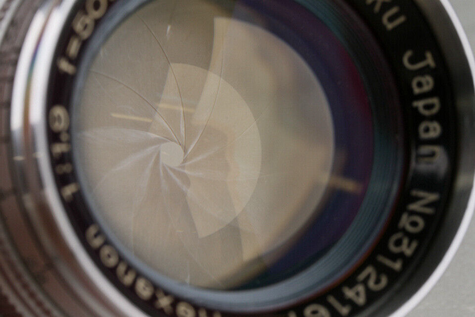 Konishiroku Hexanon 50mm F/1.9 Lens for Leica L39 #49720 C2 Konishiroku Hexanon 50mm F/1.9 Lens for Leica L39 #49720 C2