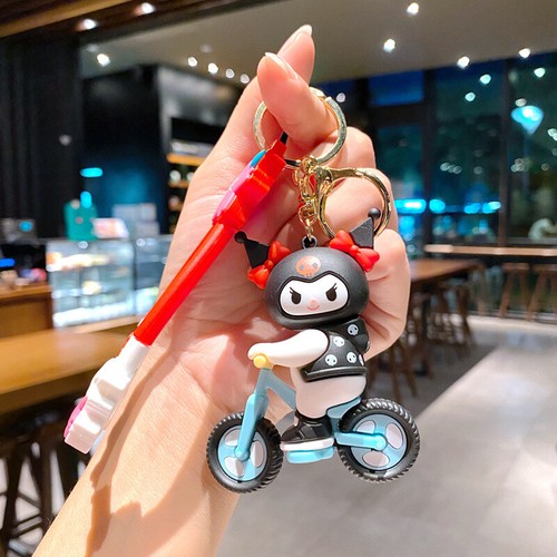 Anime Kuromi Keychain Cute Cartoon Key 3D Doll Toys Bag Pendant Game Gift - Picture 30 of 258