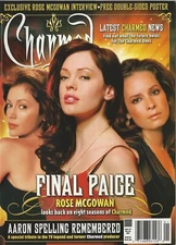 Charmed Magazine 14  Paige Rose McGowan Two Posters Aaron Spelling Remembered NM