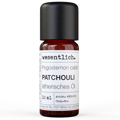 Patchouliöl (10ml) - 100% naturreines ätherisches Öl von wesentlich.