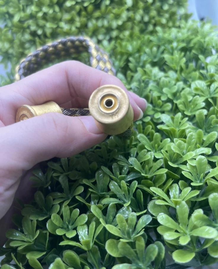 VENTA Collar Gargantilla Valerie Peyton Cuerno VPH Dorado Negro Hilo Metálico 17.5 Foto 4 de 4