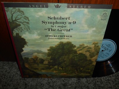 SCHUBERT Symphony No. 9 in c major ''The Great'' OTTO KLEMPERER ANGEL 35946 LP
