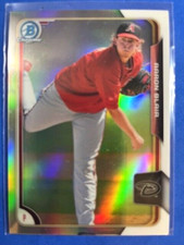 Aaron Blair 2015 Bowman Chrome Prospect Refractor /499 - Diamondbacks