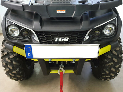 Kennzeichenhalter Nummernschildhalterung Quad ATV Universal 110mm, inkl. Schelle