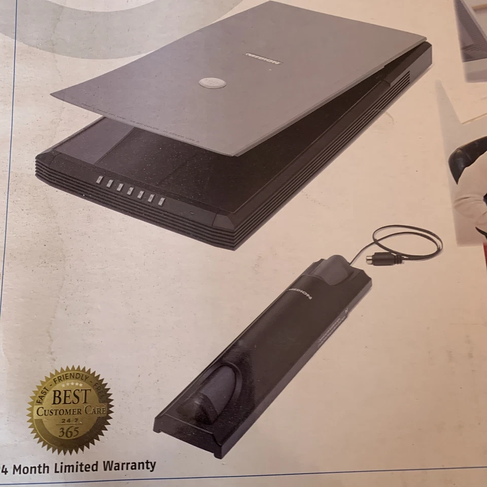 Medion USB Color Flatbed Scanner Optical Res 4800 x 9600 DPI Single Pass - Image 3 of 4