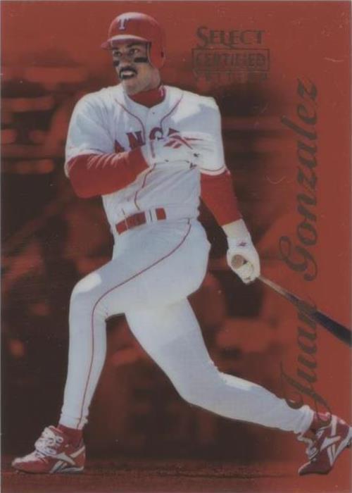 1996 Select Certified Edition - Juan González #56 for sale | eBay