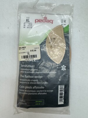 Pedag Balance 165 Men's Beige Leather Wedge Comfort Arch Support Size 10-13
