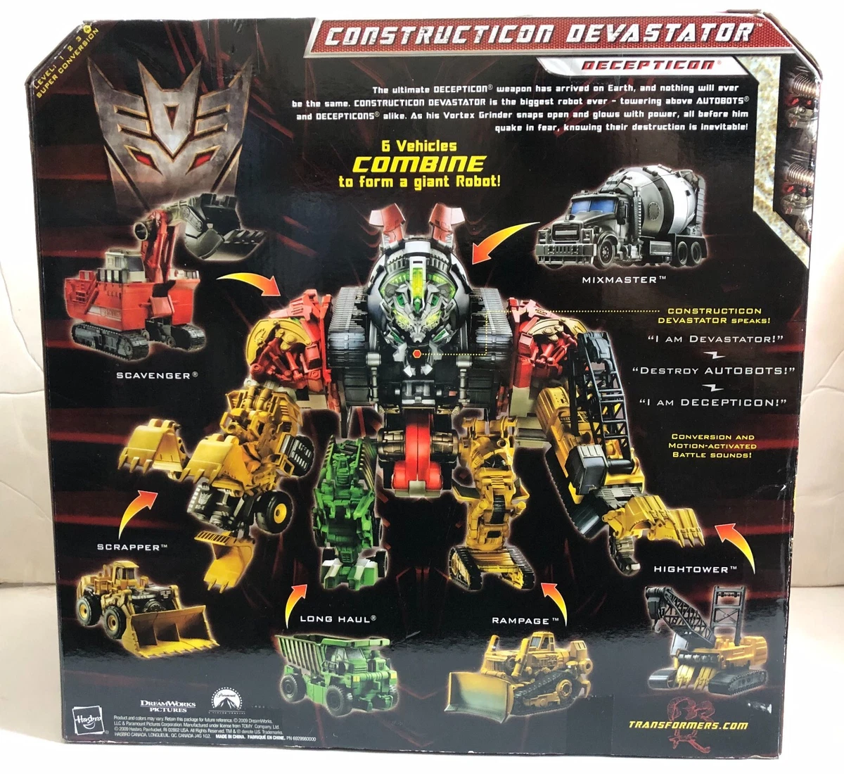 Transformers devastator hasbro 2025
