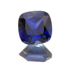  8mm - 10mm Cushion Cut AAA Lab Created Blue Sapphire