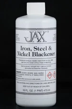 Jax Black Blackener Patina for Iron, Steel & Nickel - 16 oz.