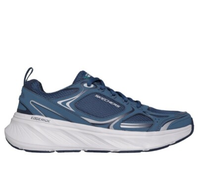 Skechers Shoes Men Blue Slate Extra Wide Memory Foam Soft Cushion Comfort 232844