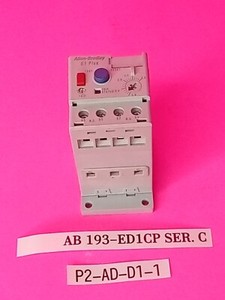 ALLEN BRADLEY 193-ED1CP Ser. C Overload Integrated panel/DIN Rail t Range 1-5 A