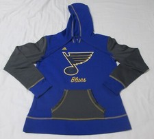 St. Louis Blues NHL Adidas Women's Pullover Hoodie Size S