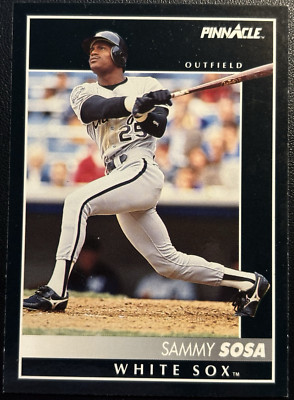 1992 Score Pinnacle  Sammy Sosa #369 Chicago White Sox Card!