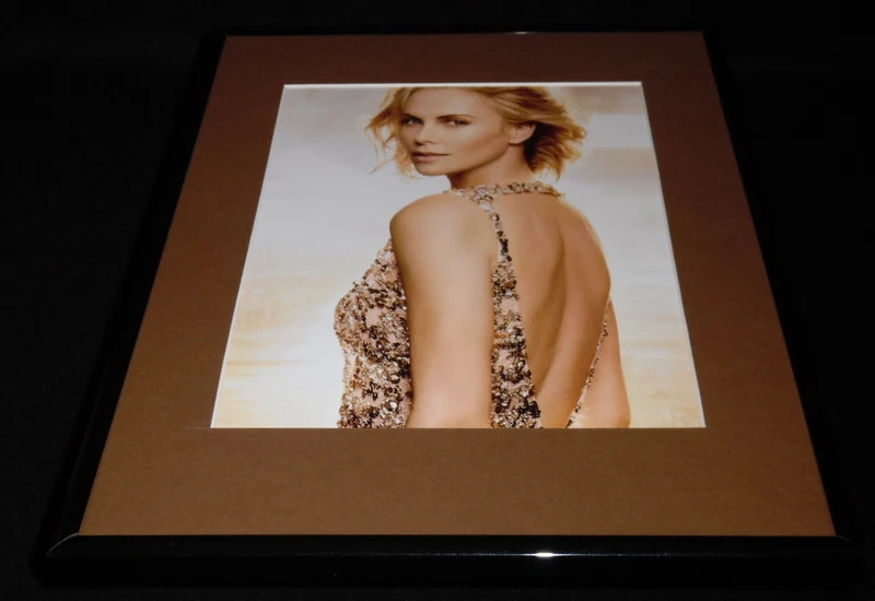 Charlize Theron 11x14 Encadré 2015 J'Adore Dior Publicité ORIGINAL G