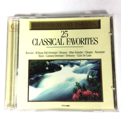 Classical Treasures: 25 Classical Favorites - Audio CD | eBay