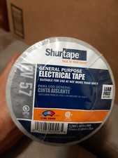 10 PCS Shurtape EV 57 UL Listed Gray Electrical Tape, 3/4in x 66ft