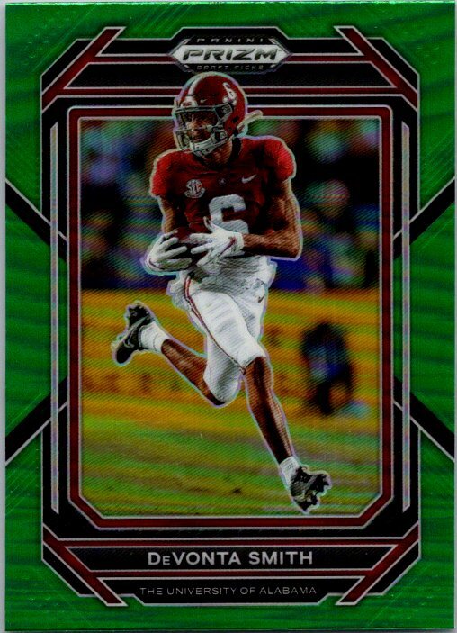 2023 Panini Prizm Draft Picks #31 DeVonta Smith Prizms Green