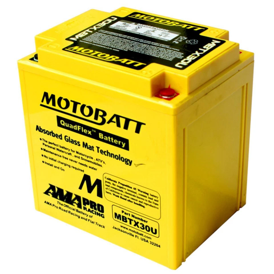 Motobatt Battery for Harley Davidson TOUR 1580 STREET GLIDE FLHX-I 2007-2011 AGM - Image 2 of 4