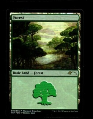 MRM ENGLISH FOIL Forest - Foret Rebecca Guay NM MTG magic FNM