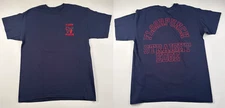 Floorpunch Band Large Straight Edge Short Sleeve Navy All Size Shirt  FF84