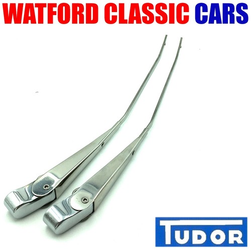 Genuine Tudor MGB GT Stainless Steel and Chrome Wiper Arm and 12 inch Blade Set - Picture 4 of 7