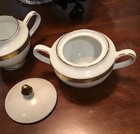 New Chamberlain Home Accent Estate Collection Creamer Sugar Bowl W/lid Gold Trim — photo 8