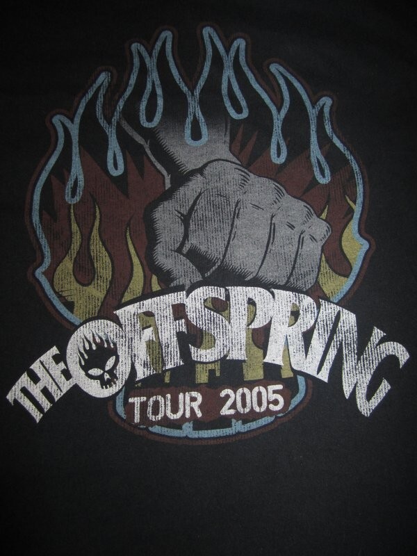 New popular OFFSPRING 2005 Concert Black Unisex All size Shirt AC400