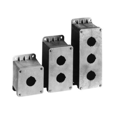 Carlon CP300N, 2.81'' x 3'' x 7.38'', 3-Hole, Pushbutton Enclosure, 1pc