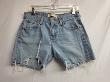 Levis 505 Shorts Womans Size Denim Jean Cutoff Shorts Size 6 M