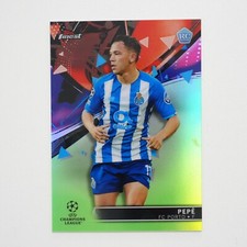 2021-22 Topps Finest UEFA Pepe #7 Green Refractor /99