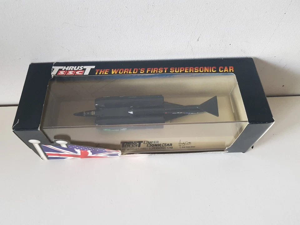 Lledo Thrust SSC Super Sonic Car Model 1:100 Scale - Signed Richard Noble - Image 4 of 4