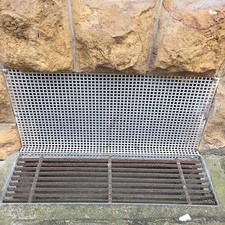 Kellerfenstergitter Lochgitter Aluminium 1000x Wunschlänge x 1,5mm QG10-15 Neu