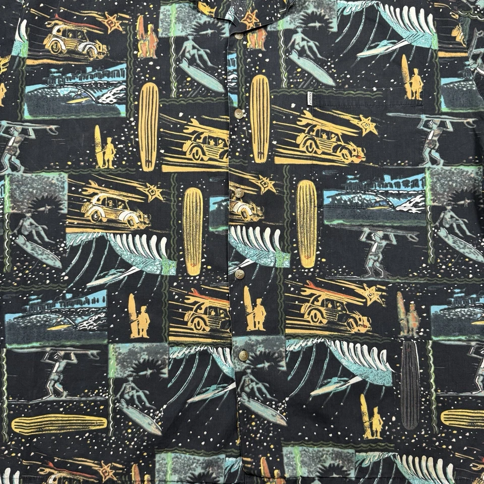 Гавайская рубашка Kahala Psychedelic Cosmic Surf Aloha Avanti Kamehameha Spooner XL - Изображение 2 из 4